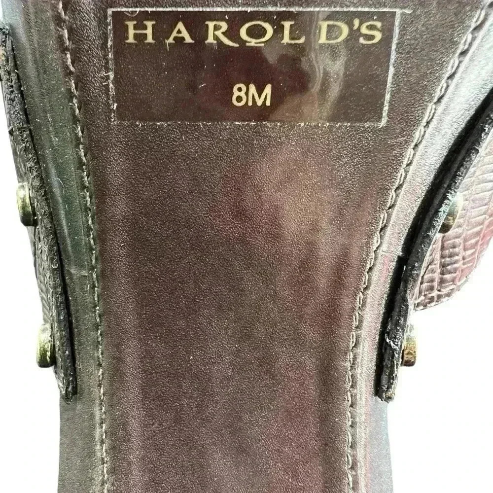 Harold’s 100% Leather kitten heel new brown - Picture 5 of 6